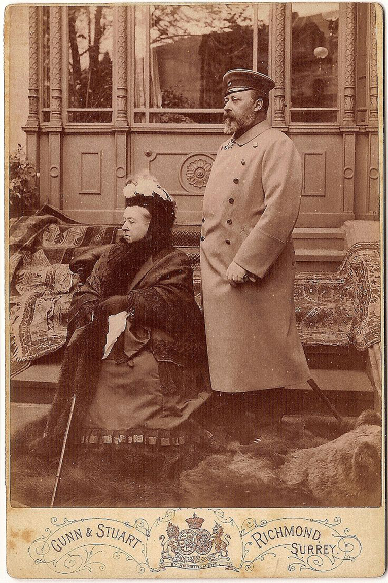 7 Carte-de-Visite Victoria and Prince of Wales
